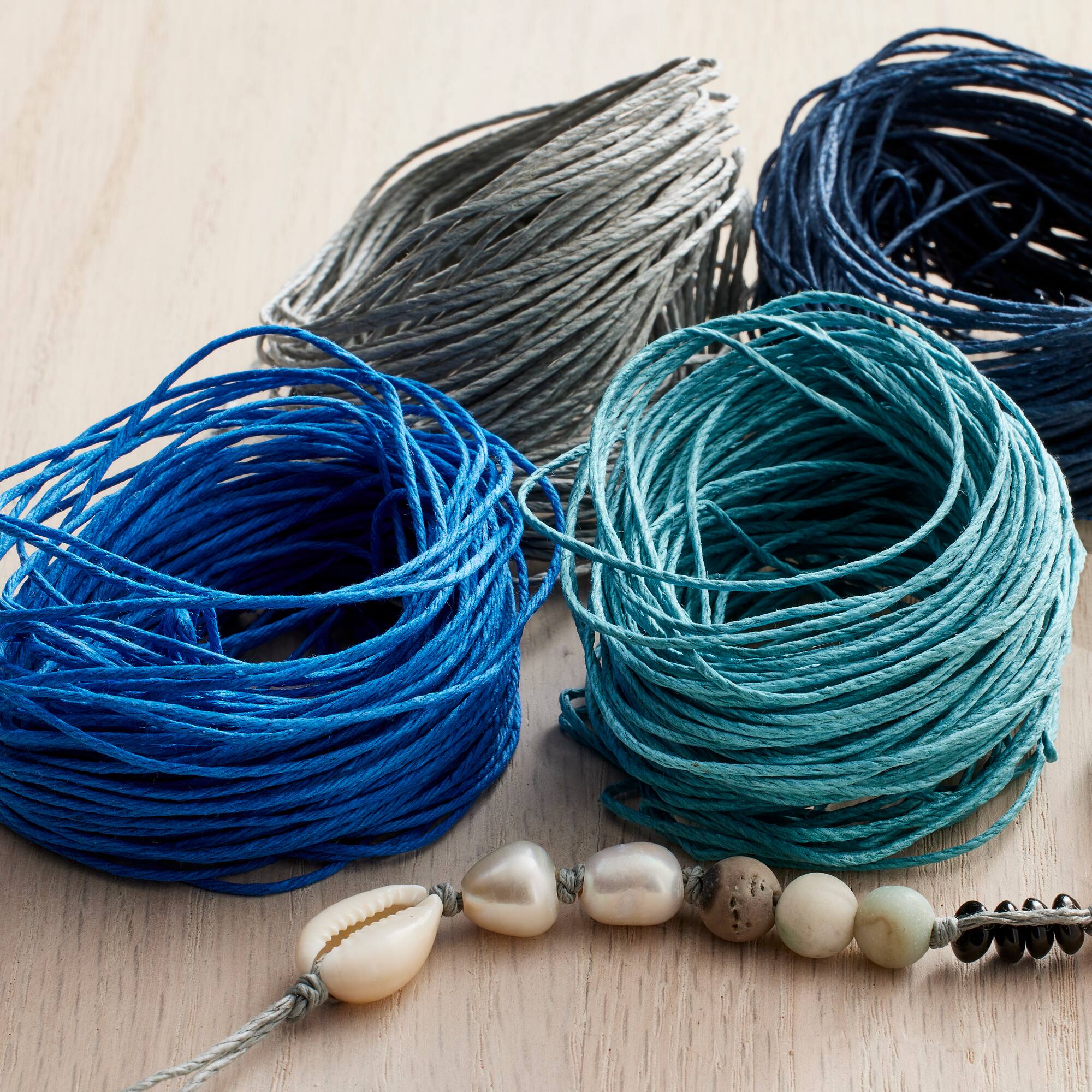 12 Packs: 4 ct. (48 total) 10lb. Natural Hemp Cord by Bead Landing